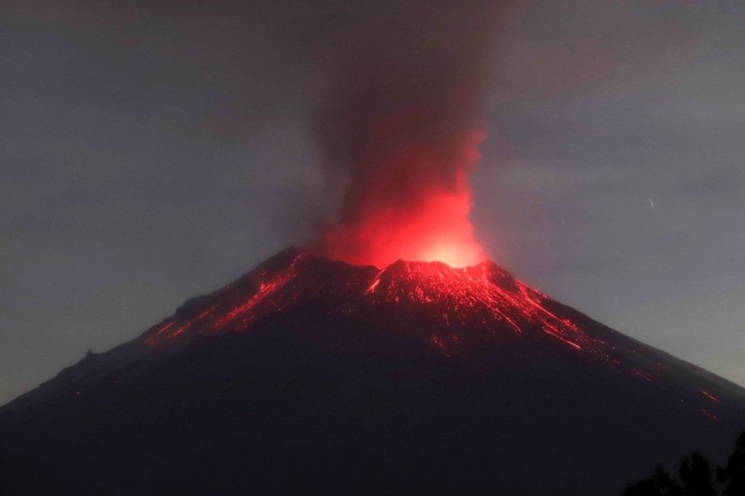 En caso de una erupción, la lava del volcán Popocatépetl podría extenderse de 2 a 23 kilómetros