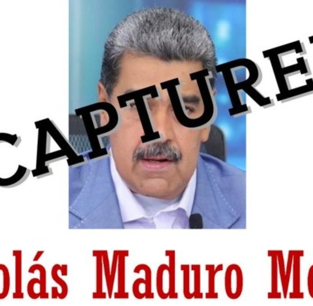 Nueva Foto de Nicolás Maduro: La DEA Publica Imagen del Venezolano con la Leyenda "Capturado"