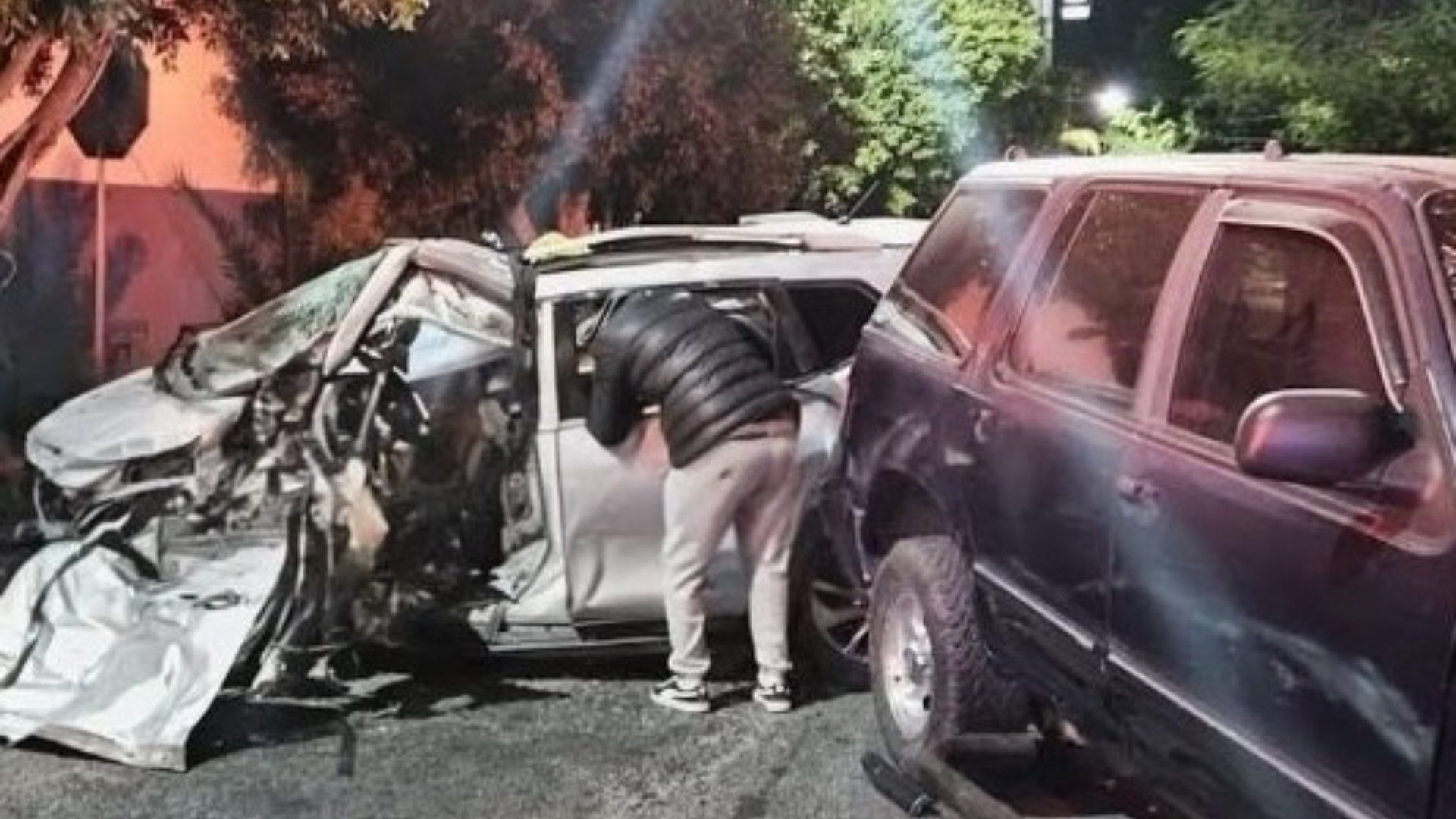 Accidente Dos Camionetas en Pastor Rouaix Tehuacán Puebla Deja un Adulto Mayor Lesionado
