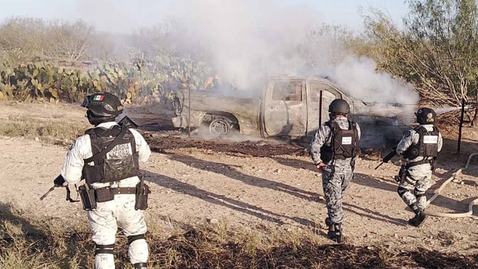 Sujetos Armados Agreden a Elementos de la Guardia Nacional en Tamaulipas