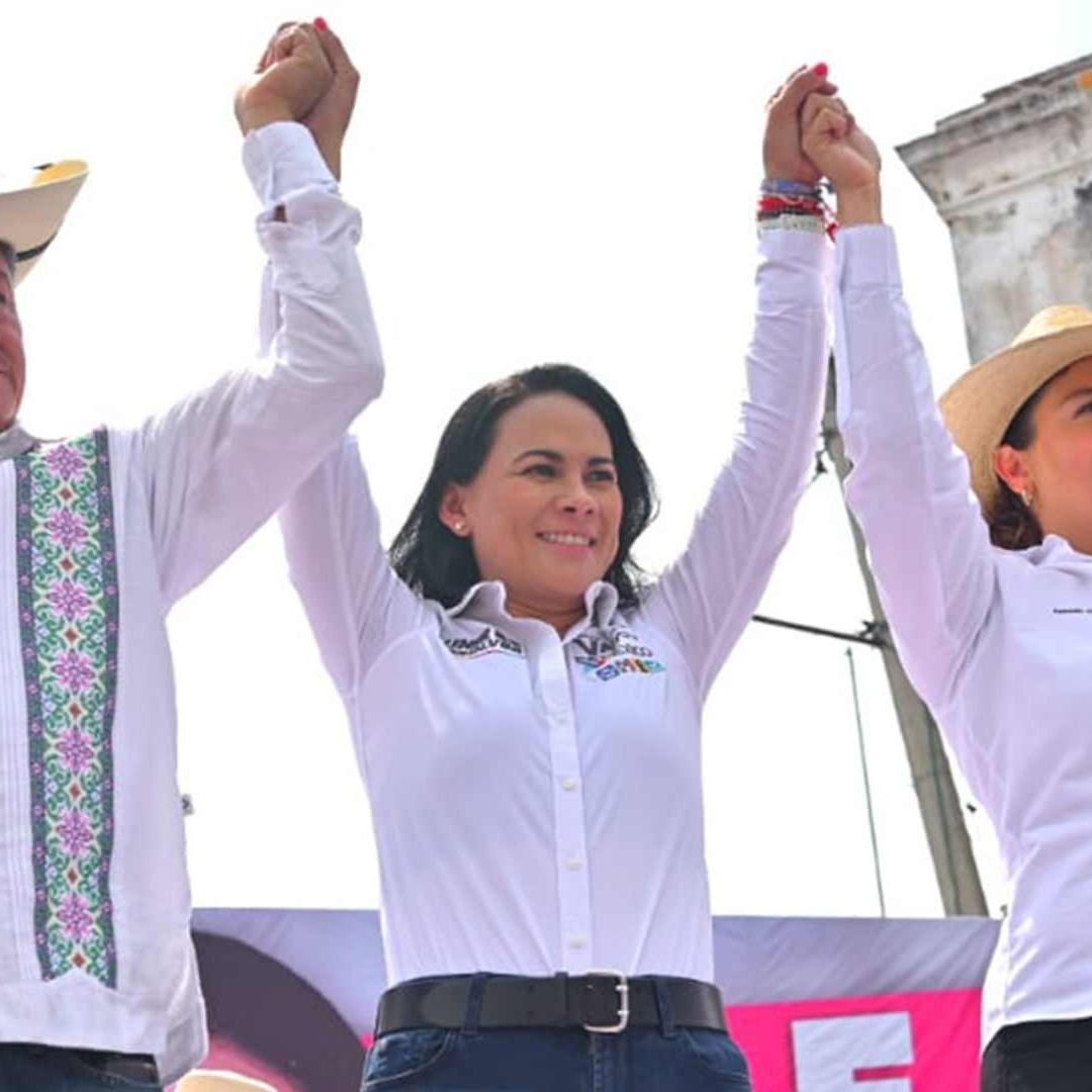 Alejandra del Moral, candidata PRI, PAN, PRD