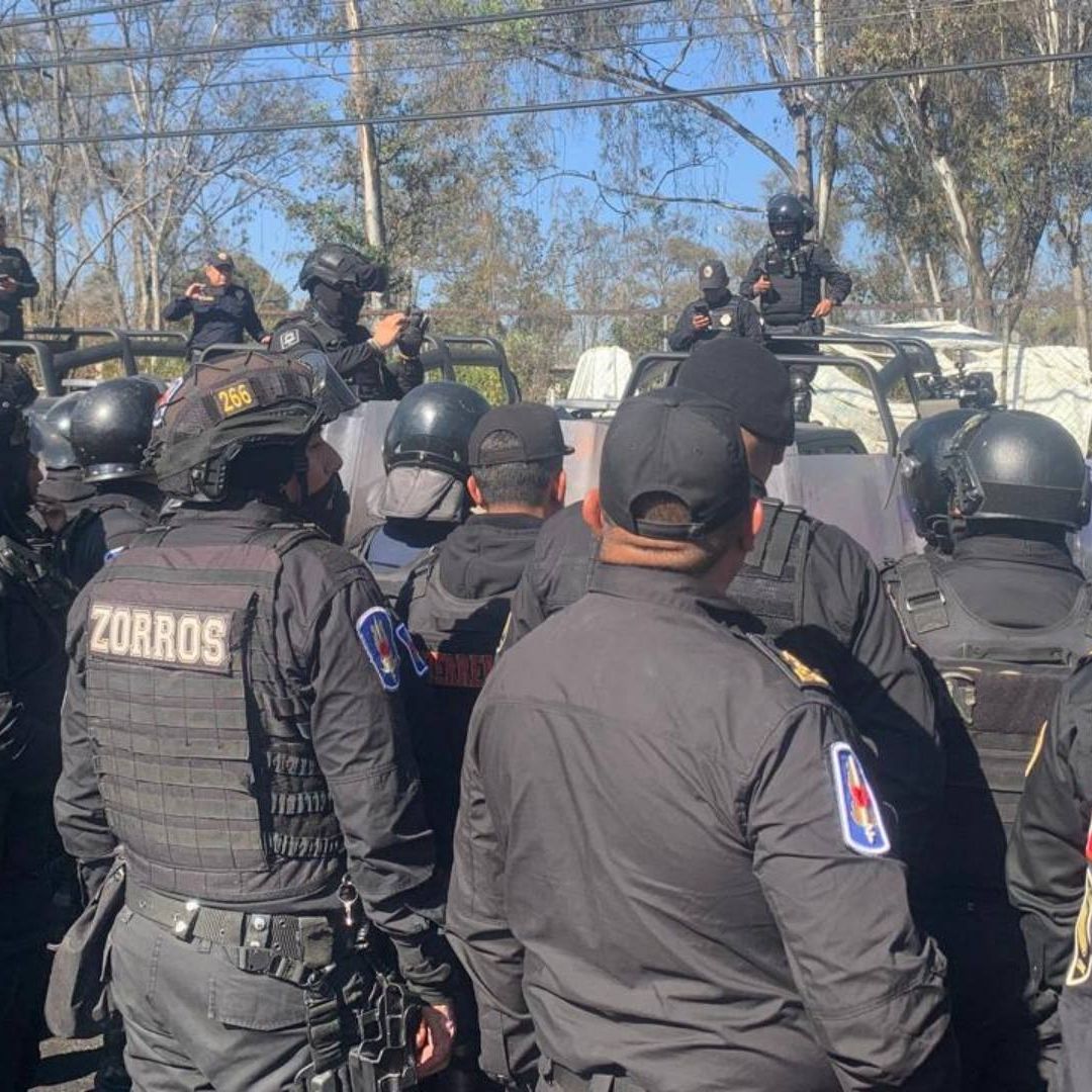 Operativo en el Refugio Franciscano de Animales, en Cuajimalpa, CDMX