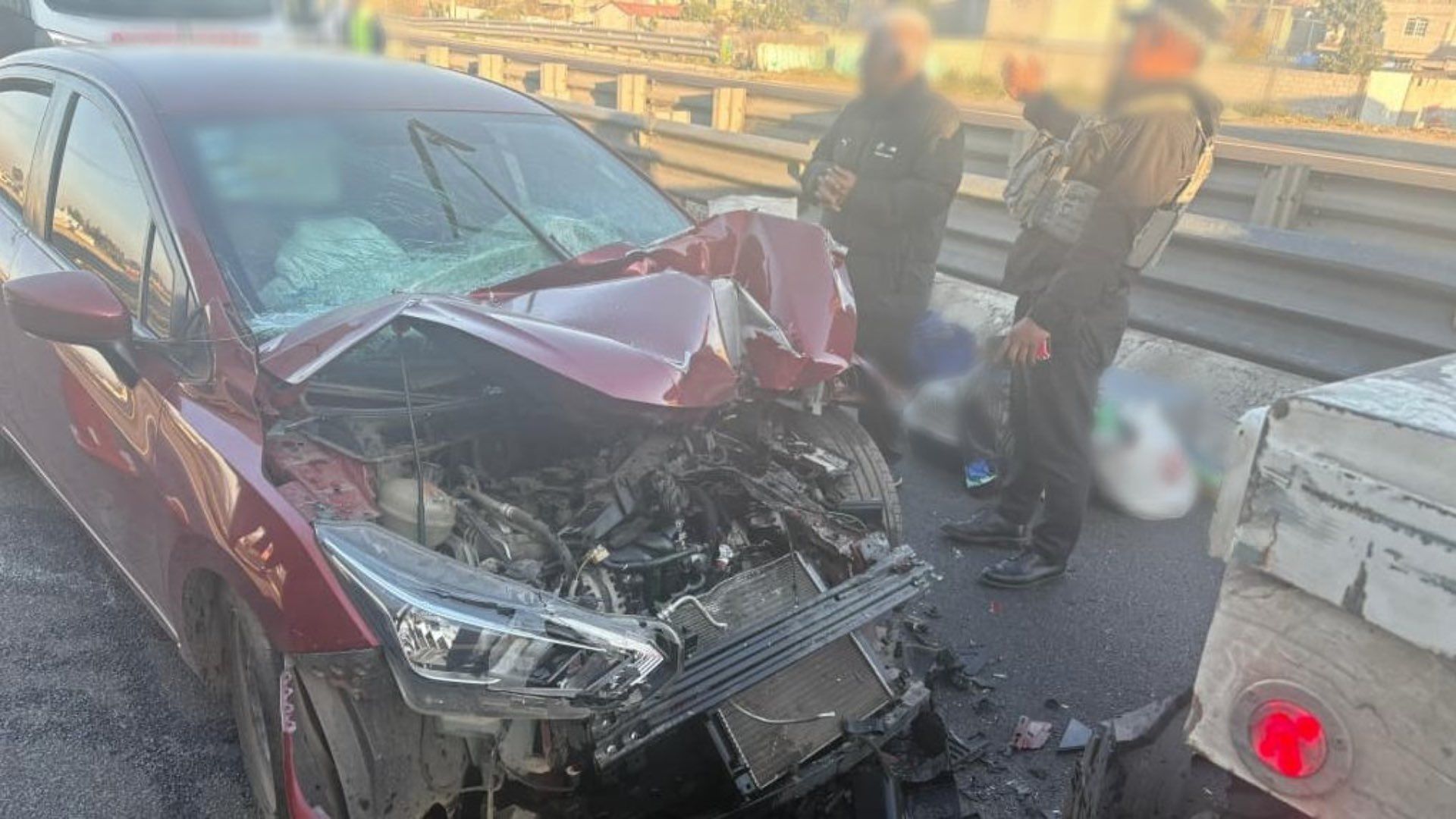Accidente Autopista Córdoba Puebla Orizaba Tráfico Lento por Choque de Automóvil y Camión