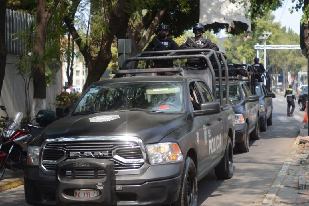 Operativo de autoridades de la Ciudad de México