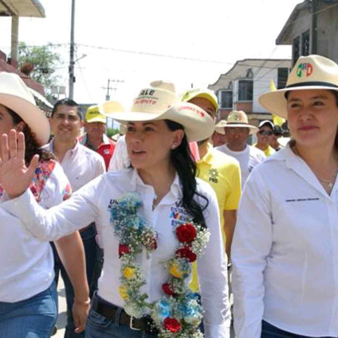 Alejandra del Moral, candidata PRI, PAN, PRD