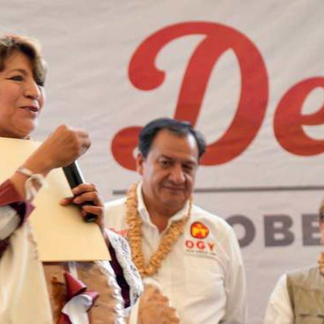 Delfina Gómez, candidata de Morena, PT, PVEM