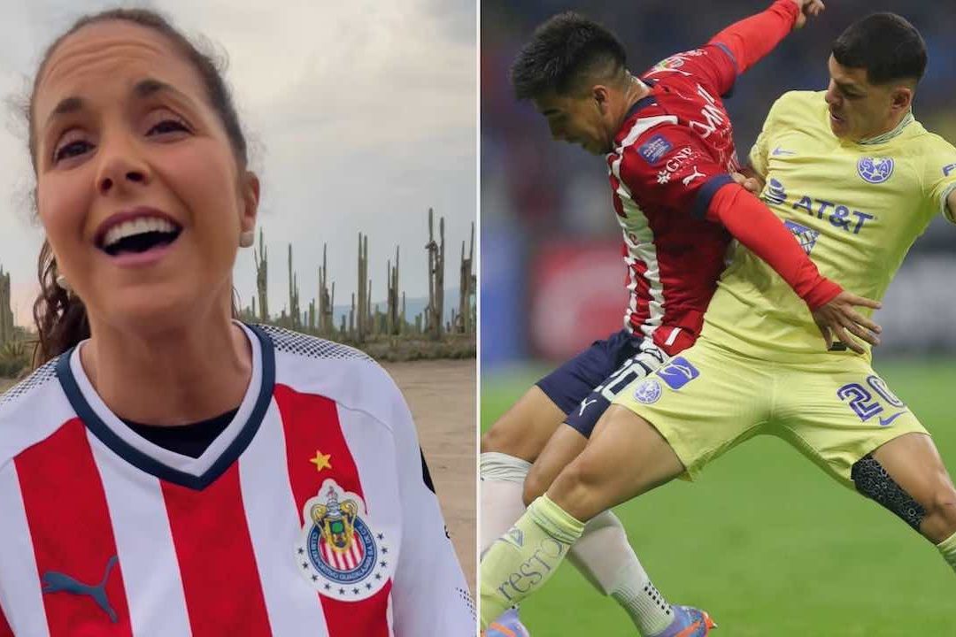 A la izquierda, Lucero, con playera de las Chivas; a la derecha, Fernando Beltrán Cruz y Richard Sánchez disputan un balón