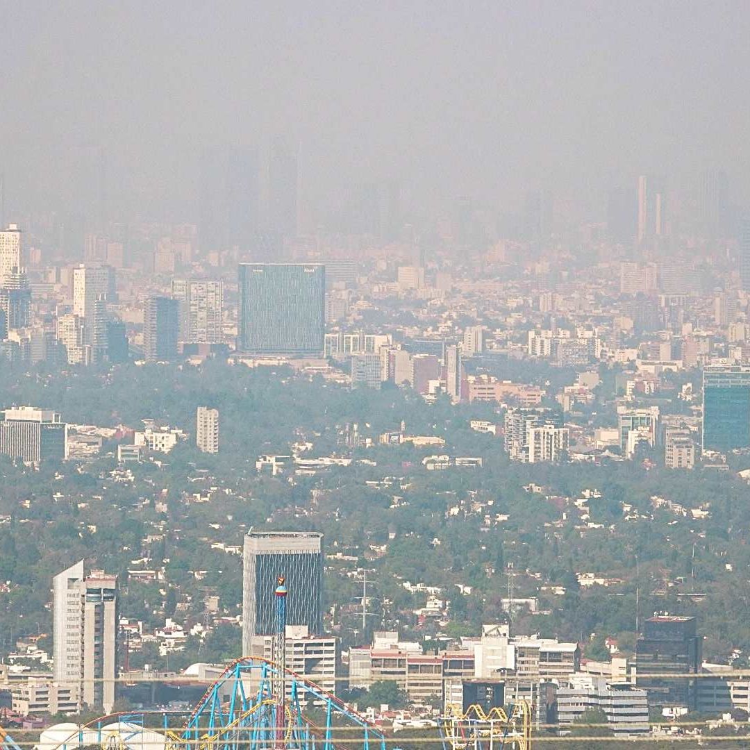 Calidad del aire en el Valle de México el 8 de enero 2026. Foto: Cuartoscuro