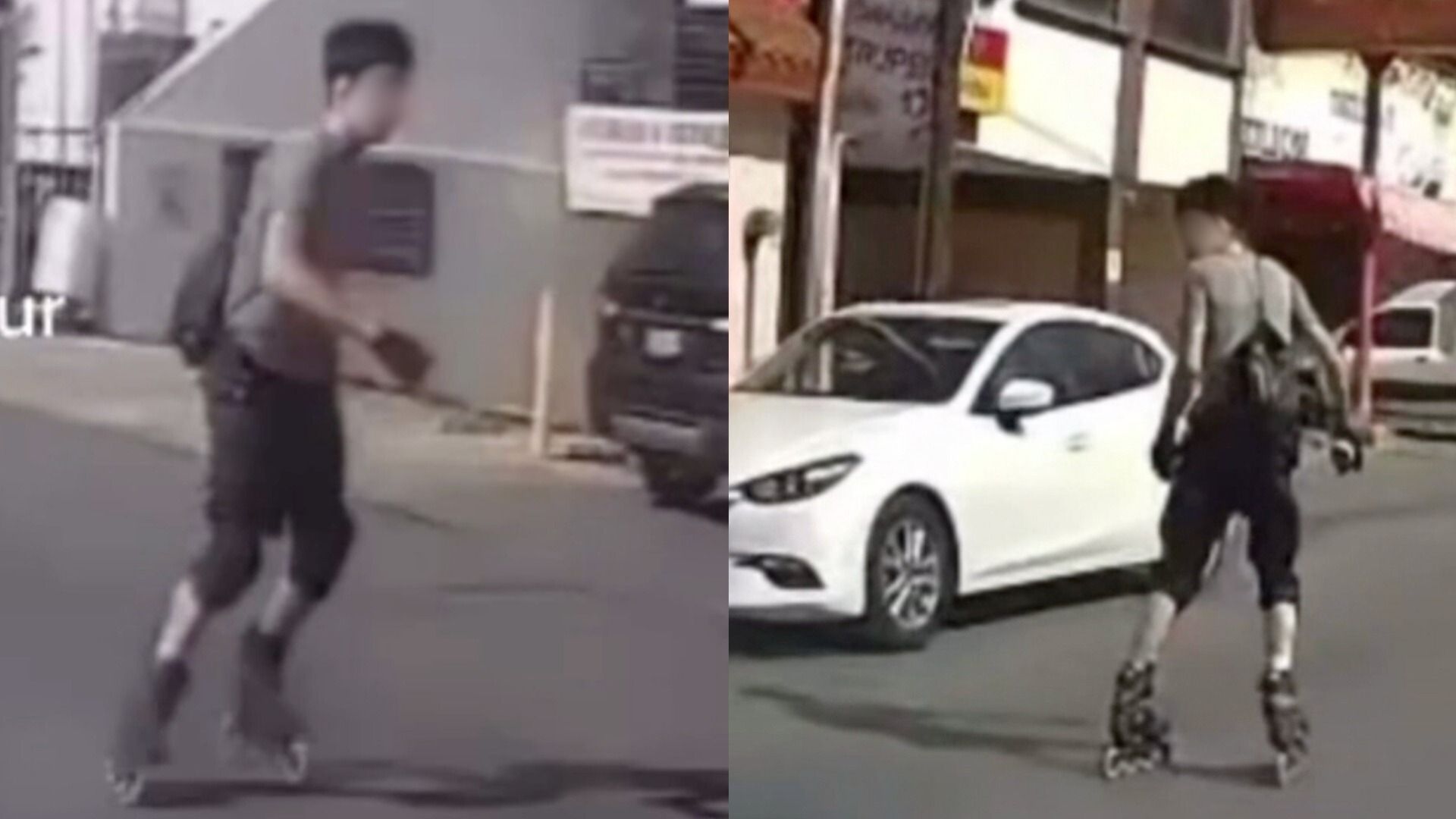 Joven patinando en avenida Alfonso Reyes, en Monterrey