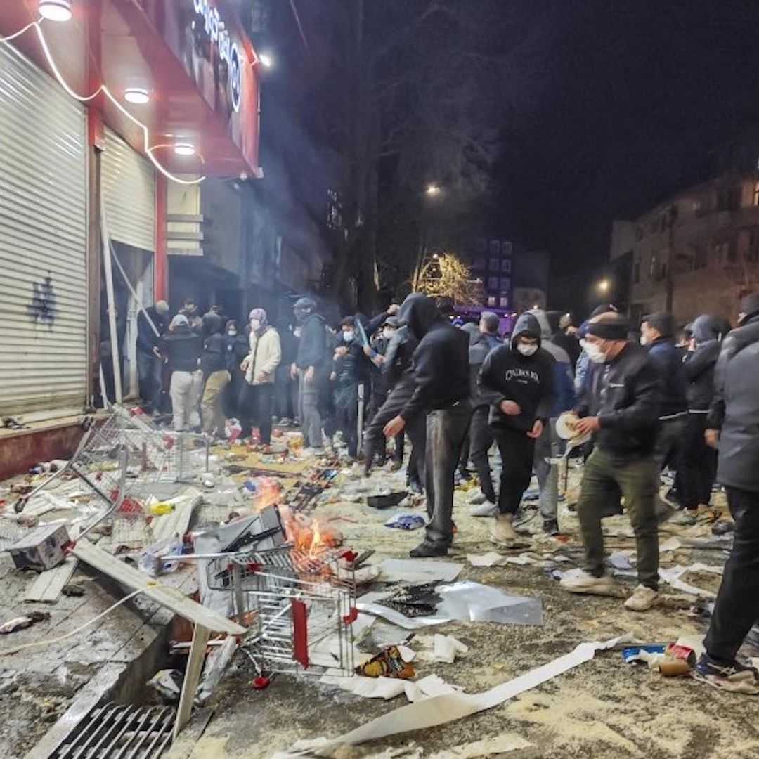 Manifestación en Teherán, Irán, por la inflación