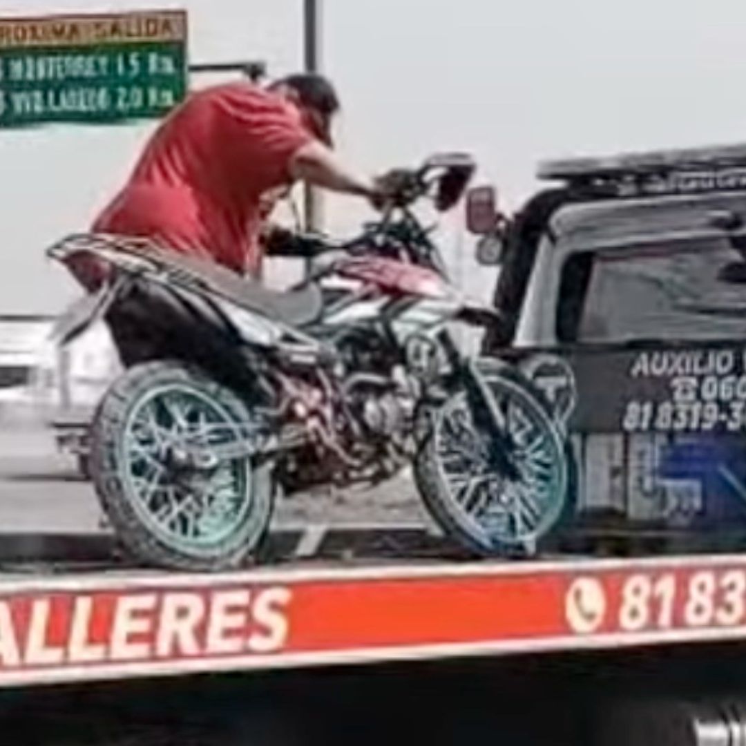 Moto retenida