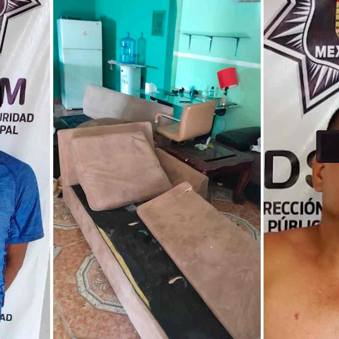 Ladrones agredieron con un barrote de madera a policías en Mexicali