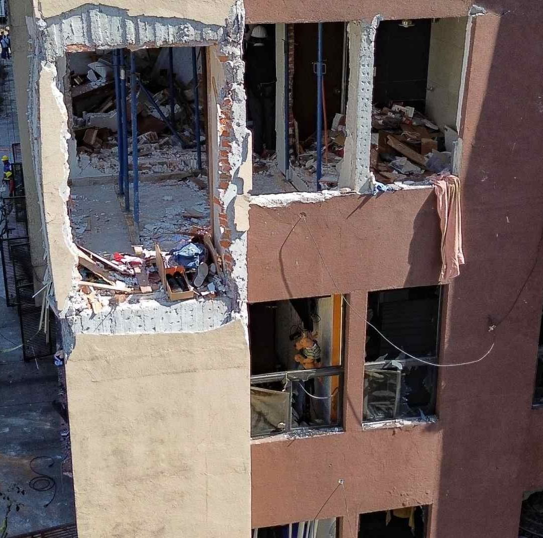 Explosión en Edificio de Coyoacán. Foto: Cuartoscuro