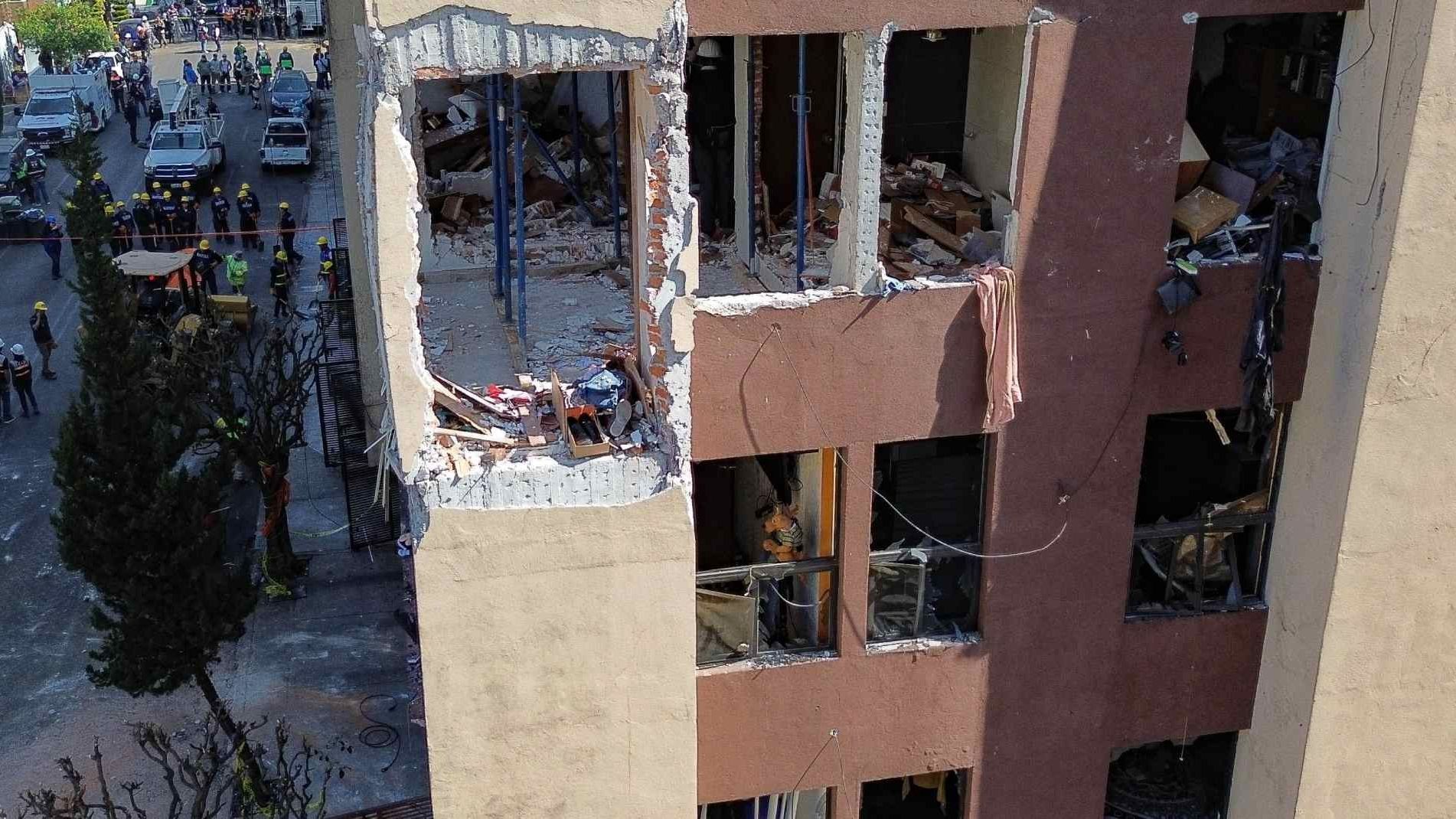 Explosión en Edificio de Coyoacán. Foto: Cuartoscuro