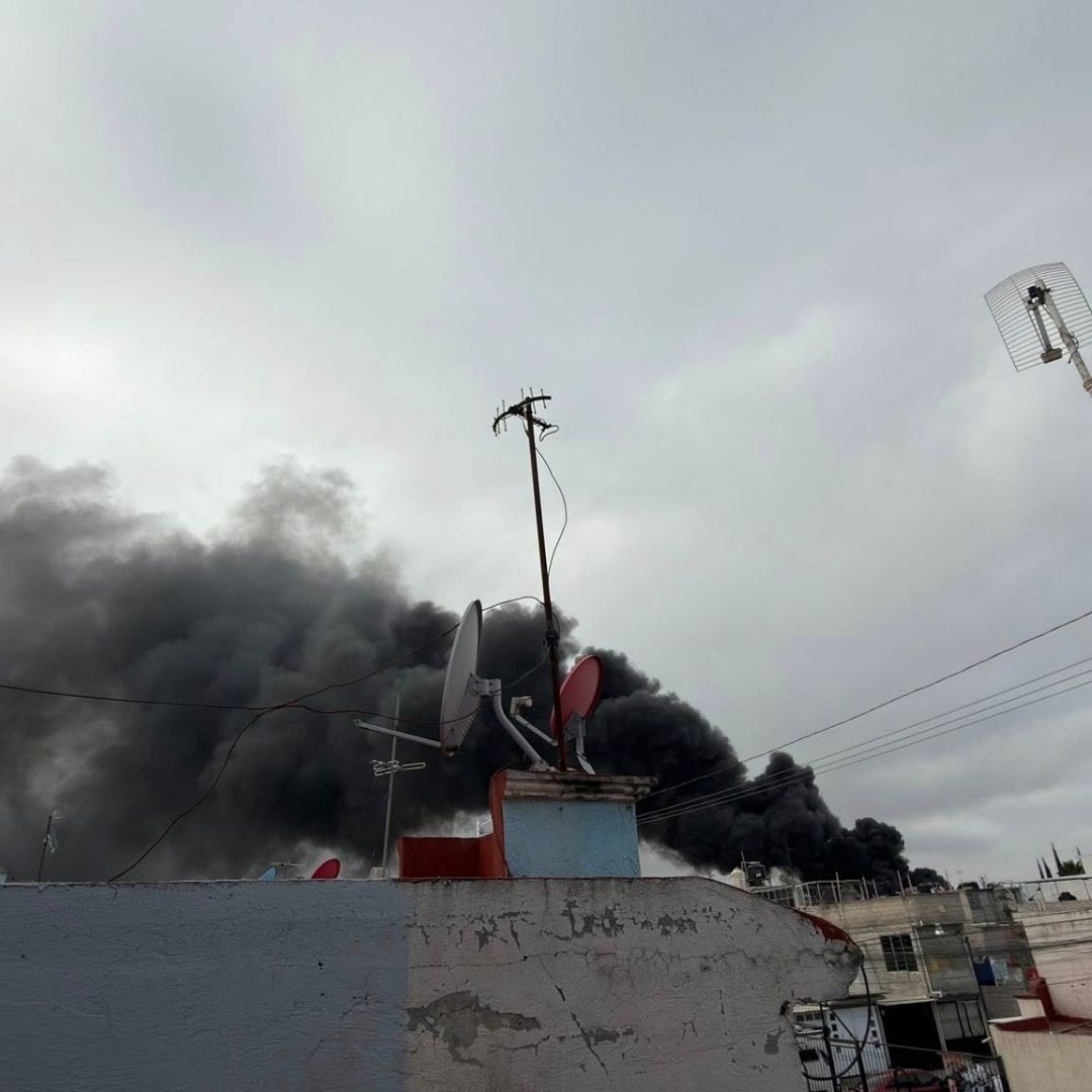 Incendio en Acolman hoy