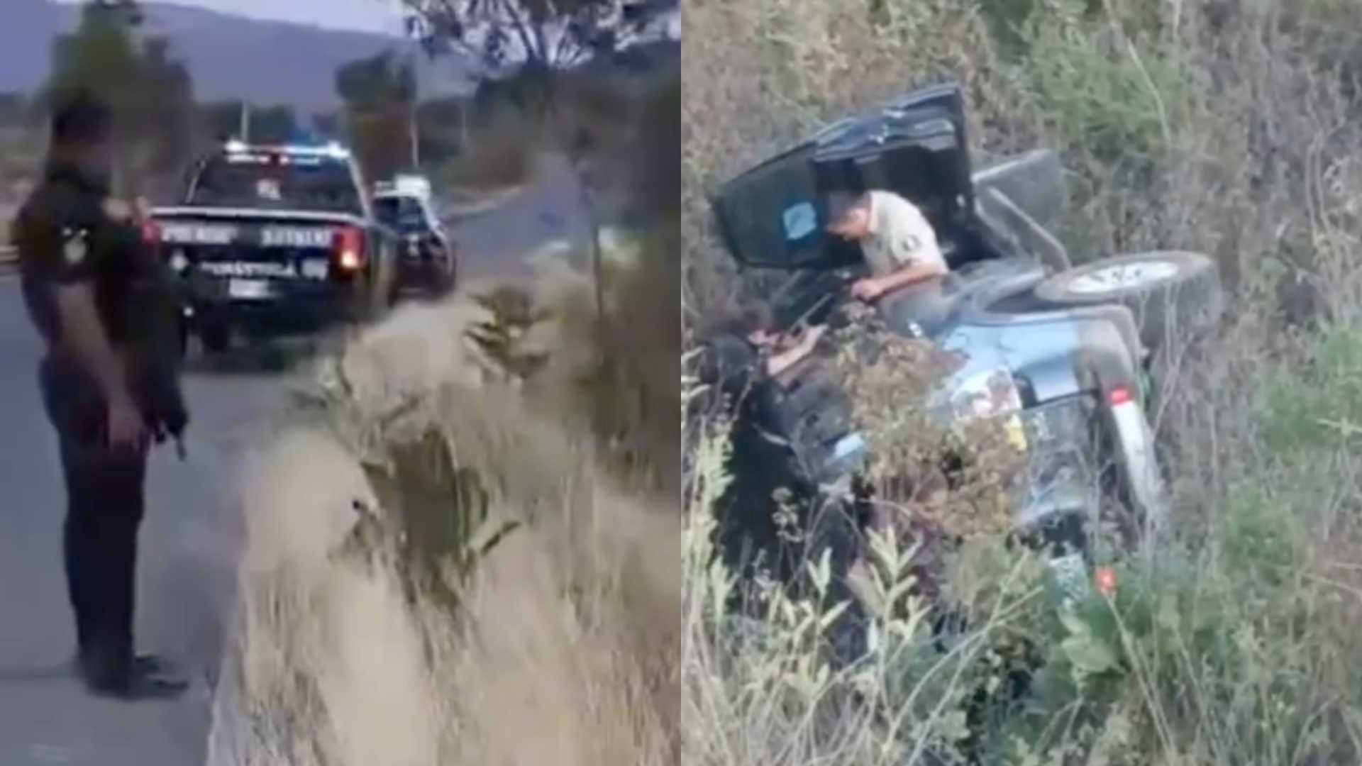 Accidente en carretera a Mazamitla