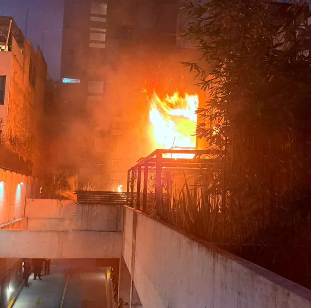 Incendio en La Condesa. Foto: N+