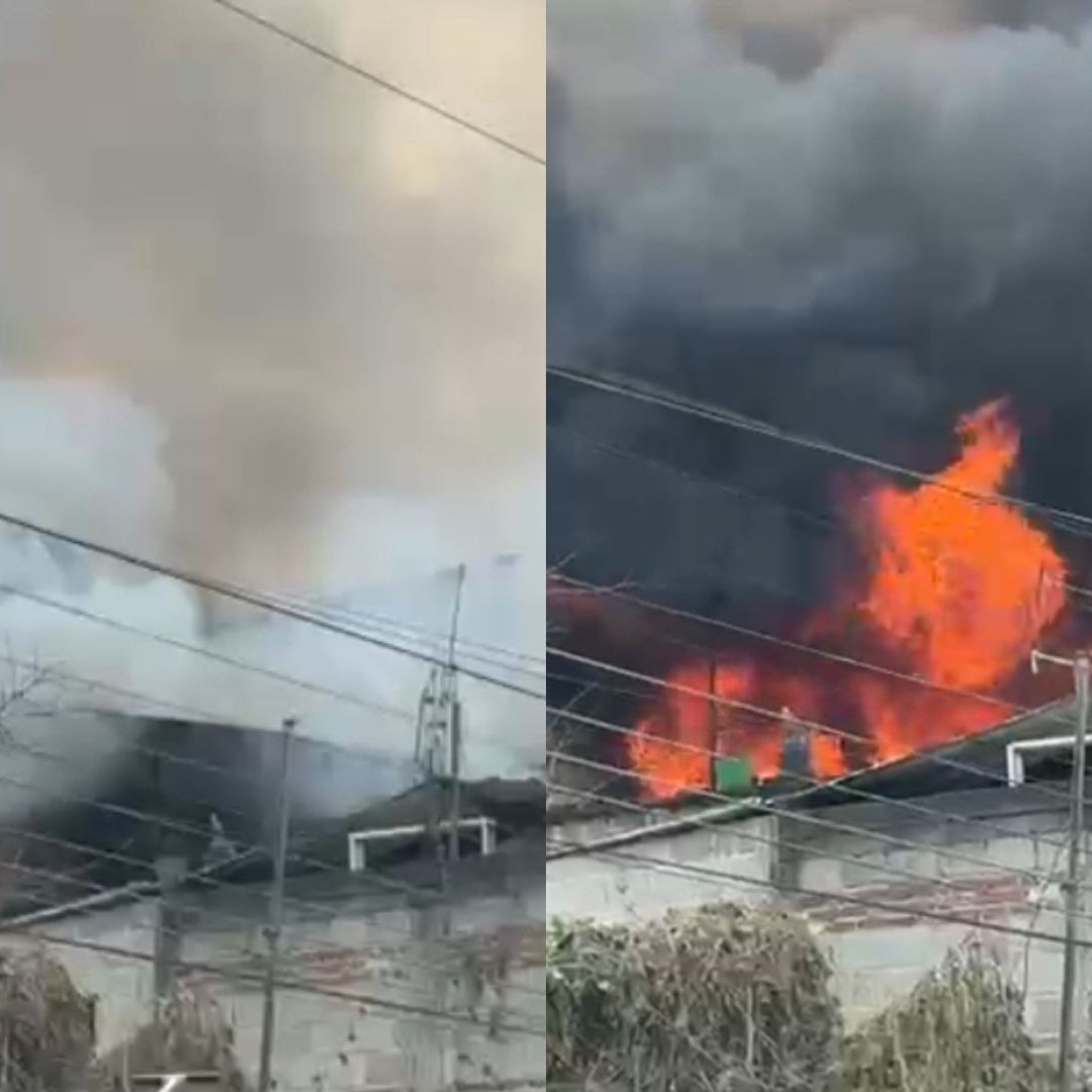 Incendio en Domicilio Colonia Francisco Ferrer Guardia Xalapa Veracruz Movilización de Cuerpos de Emergencias