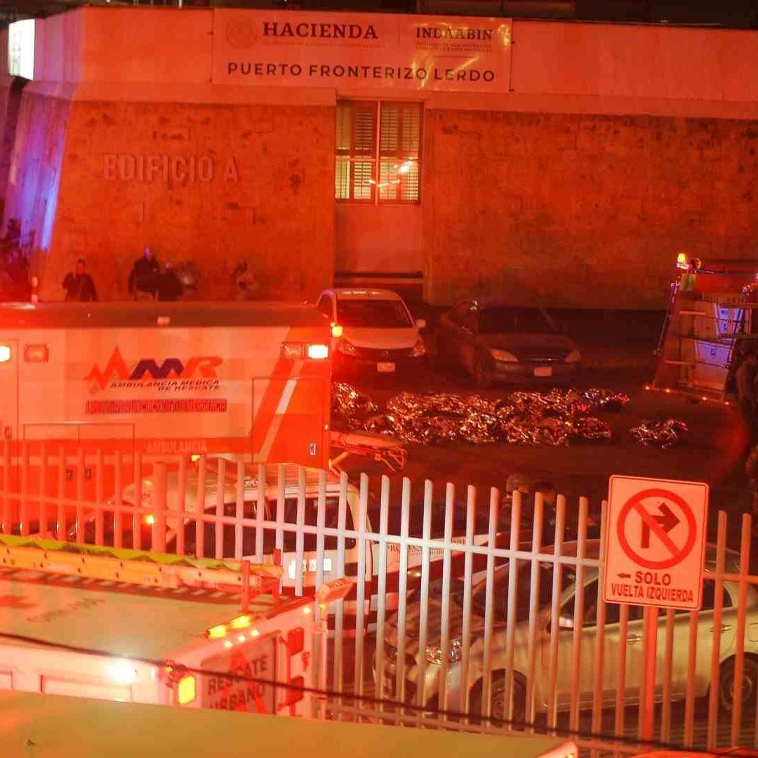 Incendio en estación migratoria de Ciudad Juárez