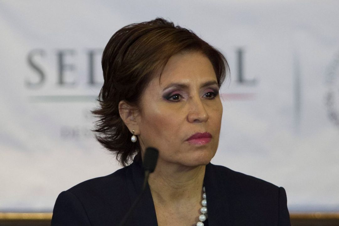 Rosario Robles retiran Órdenes Aprehensión por lavado de dinero delincuencia organizada