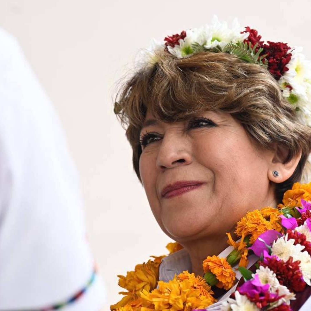 Delfina Gómez, candidata de Morena, PT, PVEM