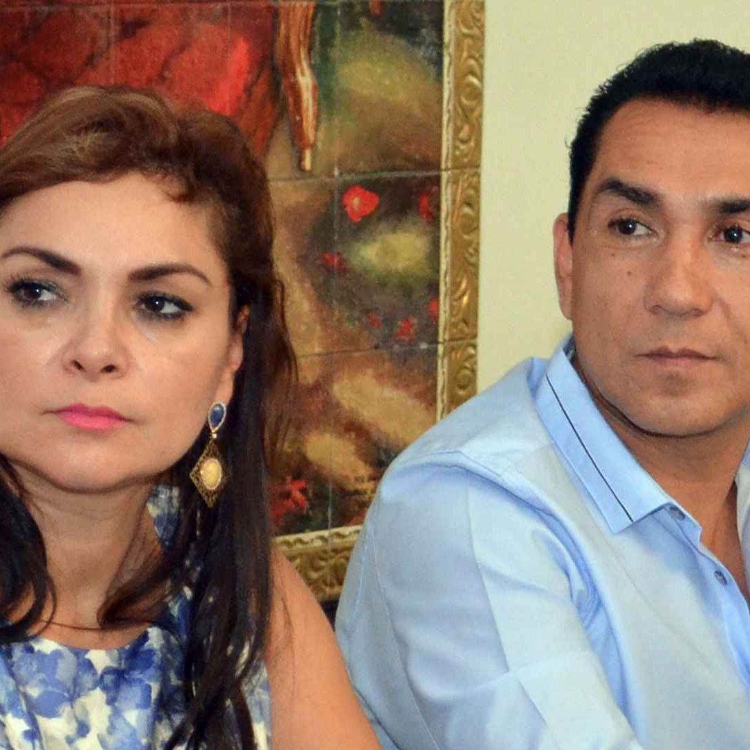 José Luis Abarca, exalcalde de Iguala, Guerrero, y Maria de los Angeles Pineda Villa