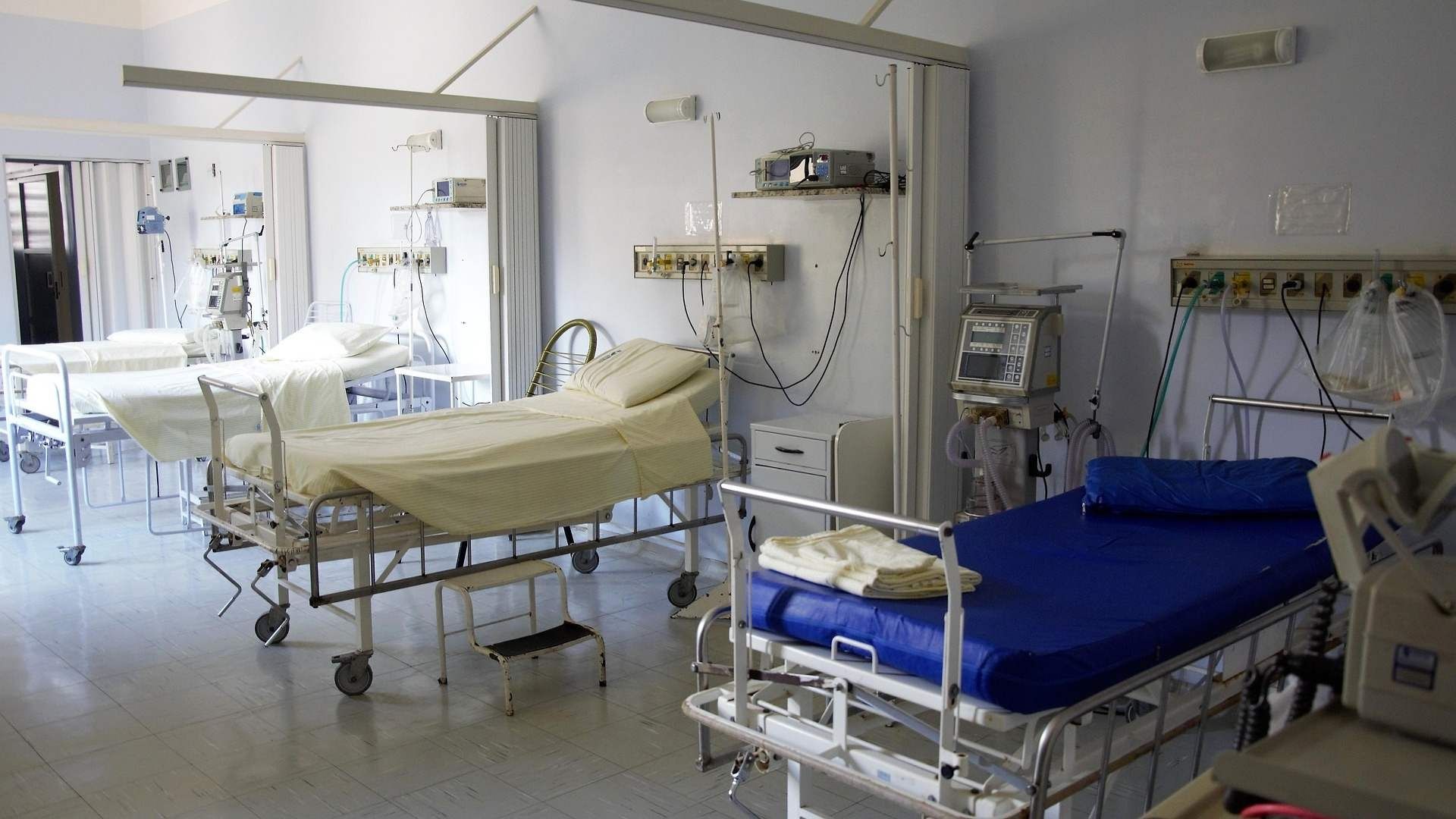 Camas de un hospital