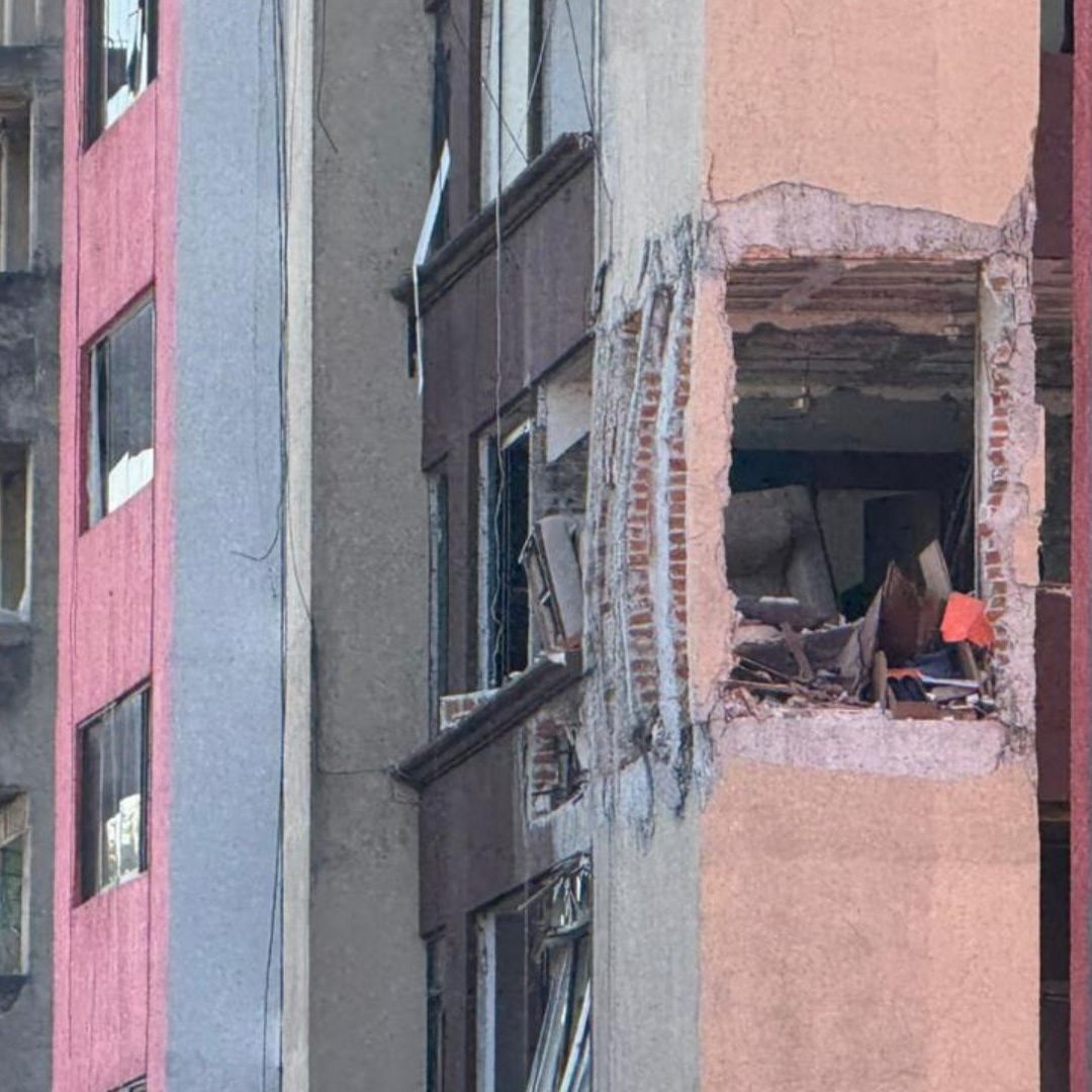 Así quedó el departamento por la explosión de gas en Paseos de Taxqueña