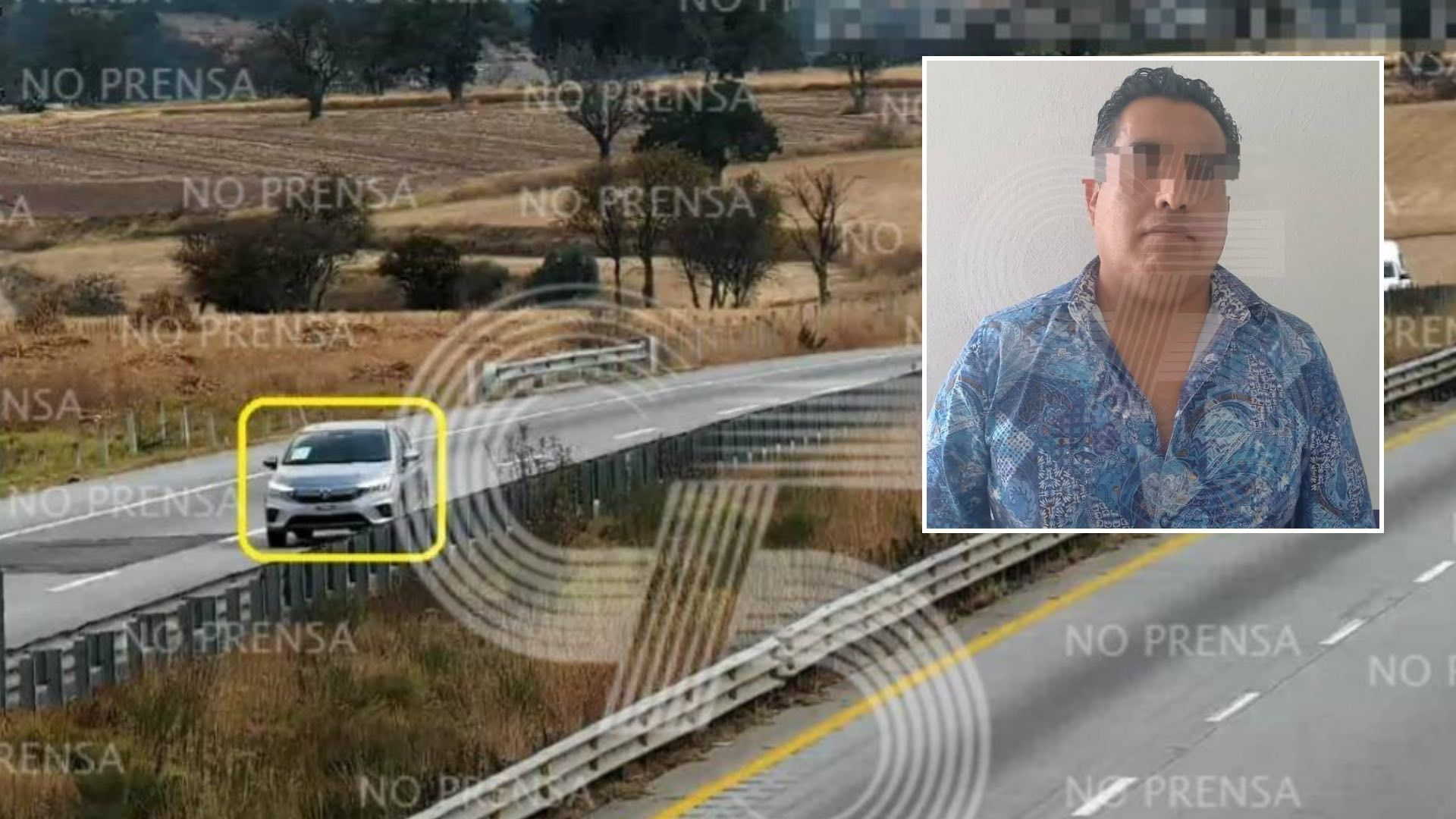 Arco Norte Calpulalpan Tlaxcala Octavio N Detenido por Robo de Automóvil Honda en Durango