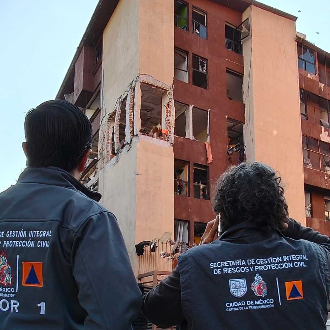 Explosión en edificio de Coyoacán. Foto: N+