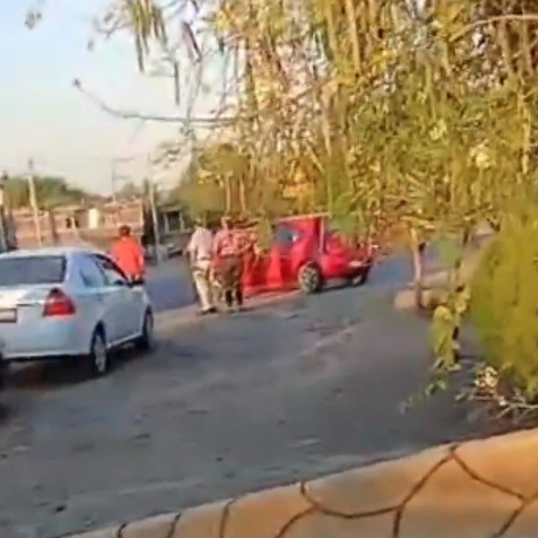 Bloqueos carreteros en Apatzingán, Michoacán. Foto: X @C5Michoacan