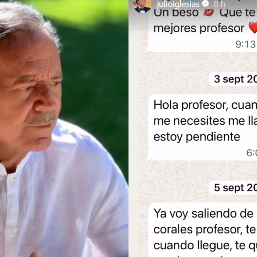 Julio Iglesias Publica Mensajes Que Supuestamente Recibió de Sus Trabajadoras