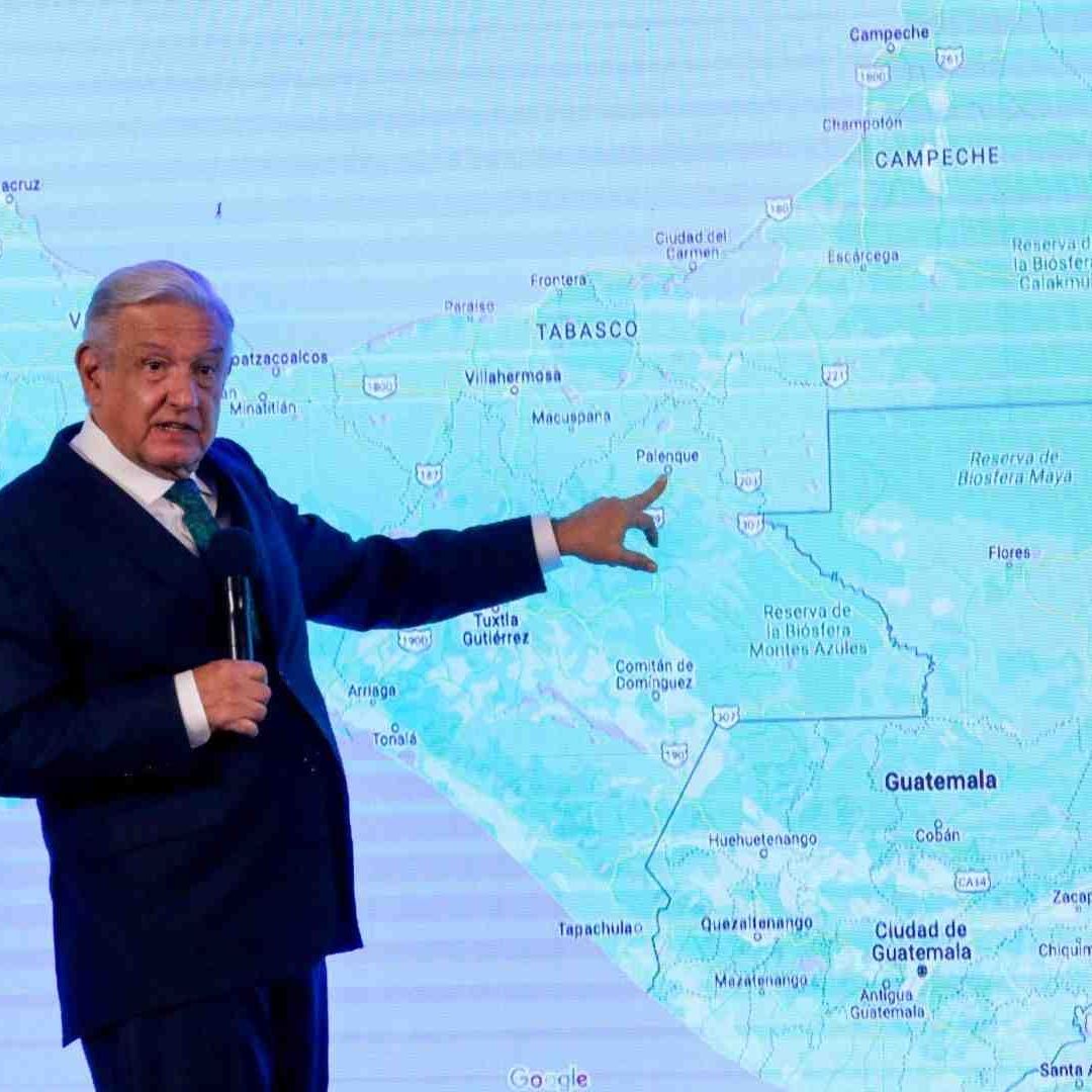Andrés Manuel López Obrador habla sobre la expropiación de un tramo de vías de Ferrosur