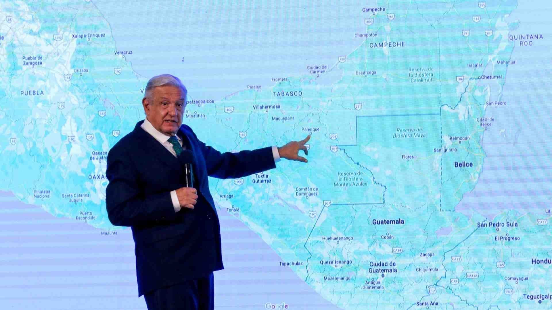 Andrés Manuel López Obrador habla sobre la expropiación de un tramo de vías de Ferrosur