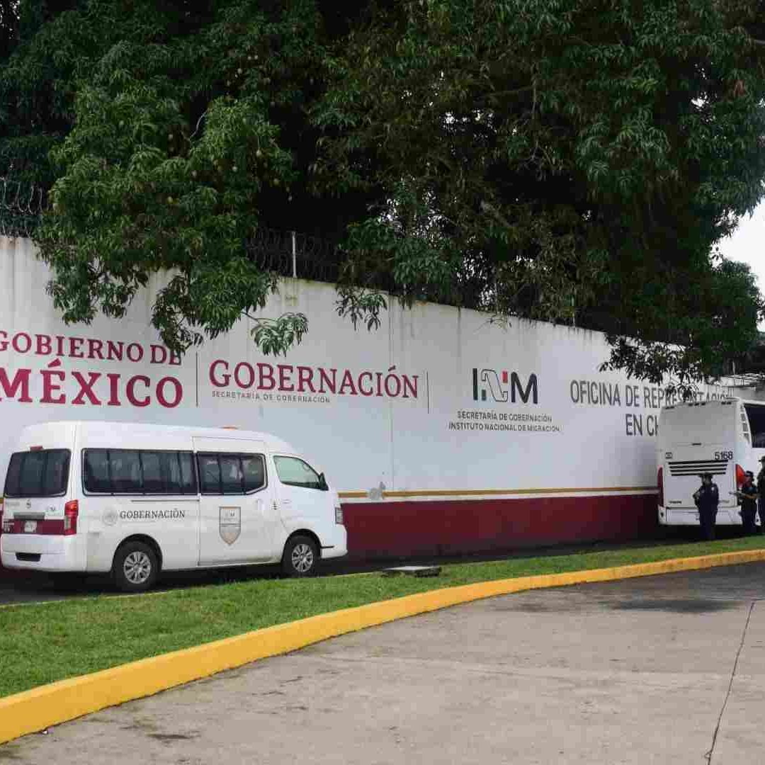Estación Migratoria Siglo XXI en Chiapas.