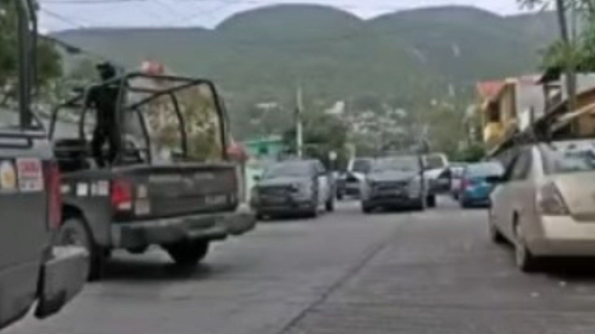 Zona donde asesinaron a hombre en Monterrey