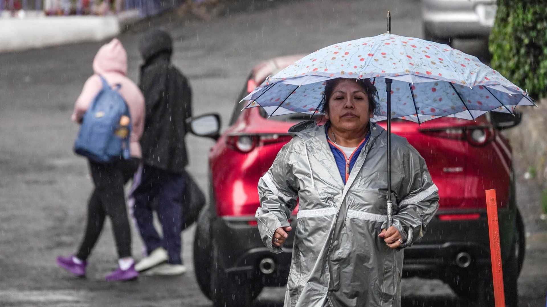 Frío y lluvia en zonas altas de la alcaldía Cuajimalpa el 20 de enero de 2026. Foto: Cuartoscuro
