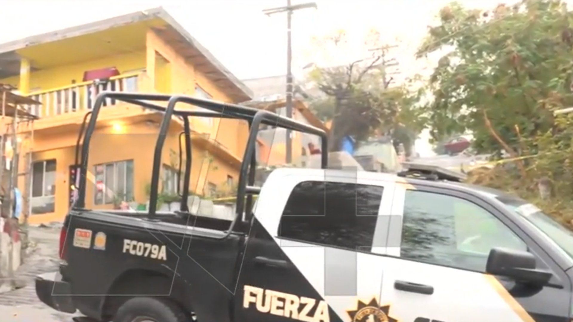 Zona resguardada por autoridades tras muerte de hombre