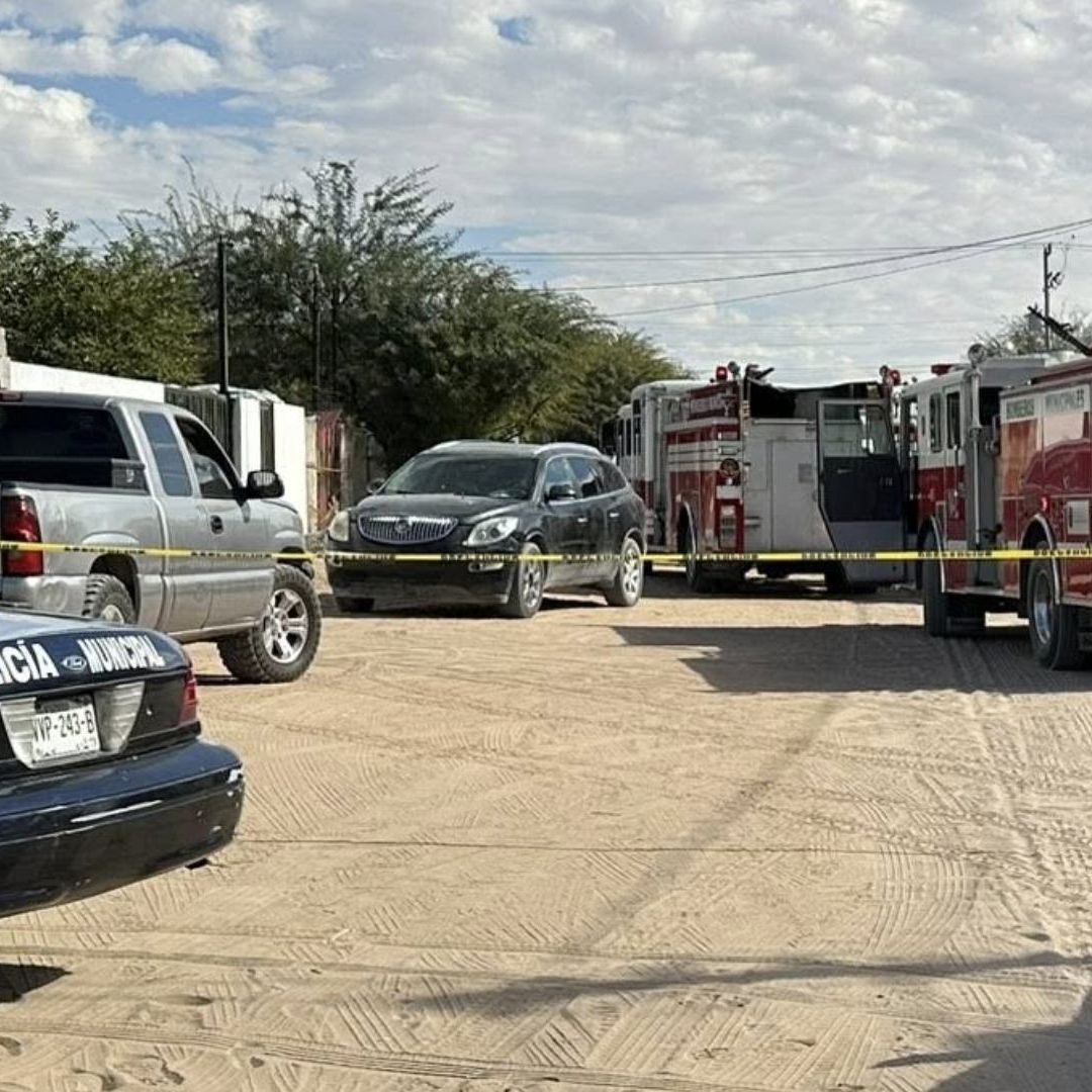 Mueren Hermanos con Discapacidad en Fuerte Incendio de su Casa en San Luis Río Colorado, Sonora
