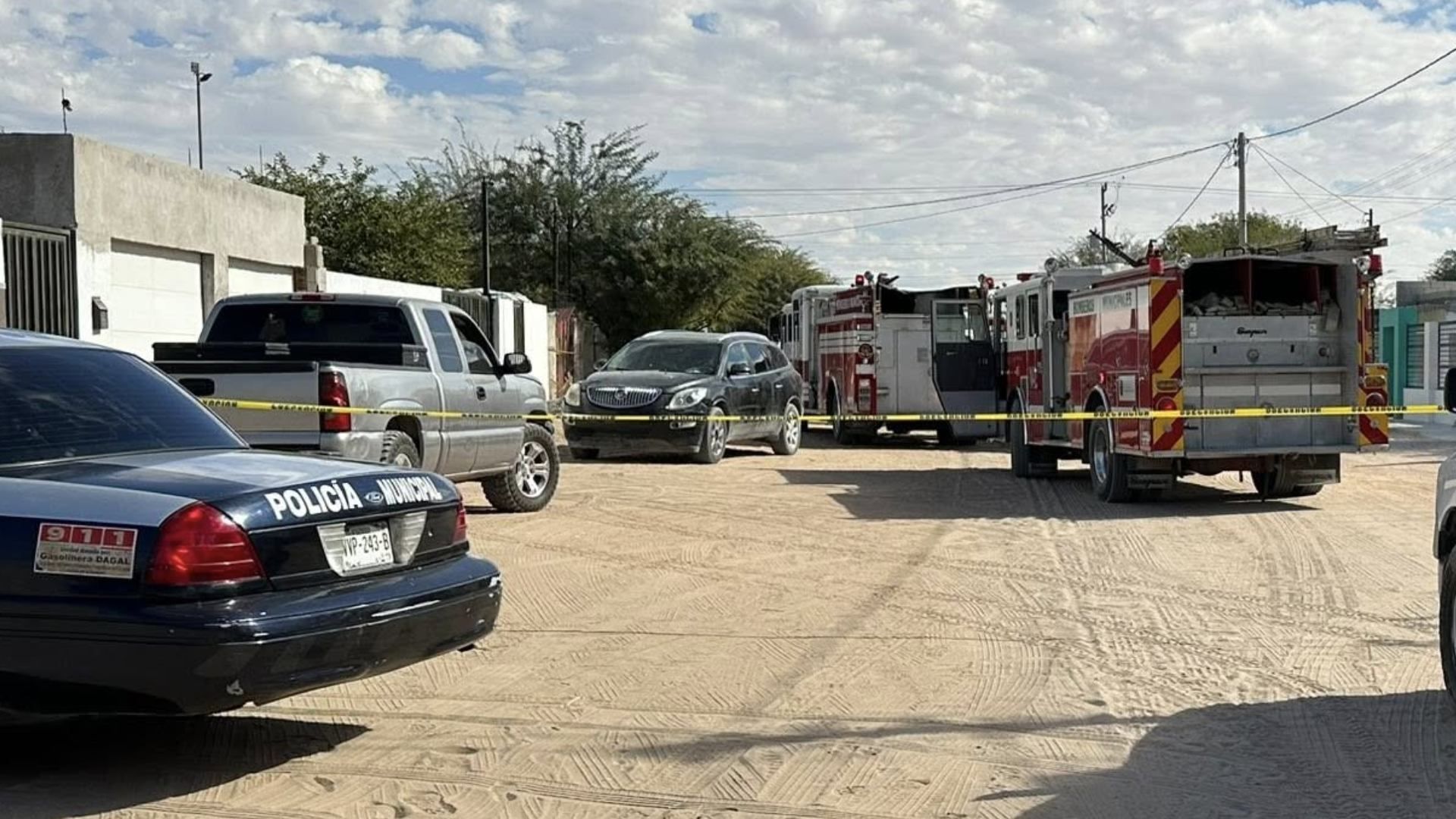Mueren Hermanos con Discapacidad en Fuerte Incendio de su Casa en San Luis Río Colorado, Sonora