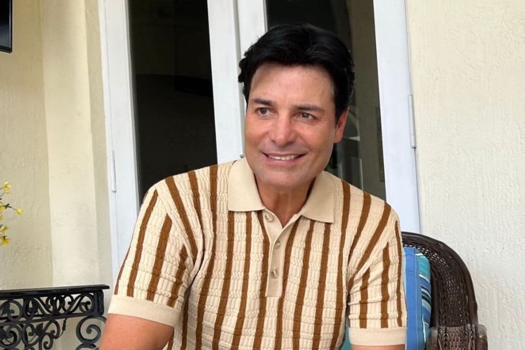 Chayanne durante una entrevista