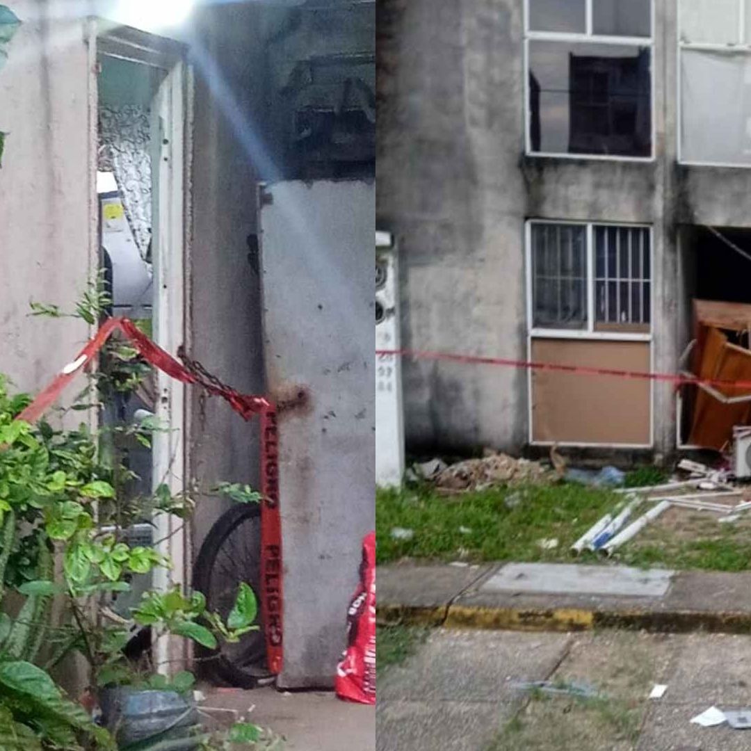 Pareja de adultos mayores sufren quemaduras por explosión e incendio en su casa en Coatzacoalcos, Veracruz