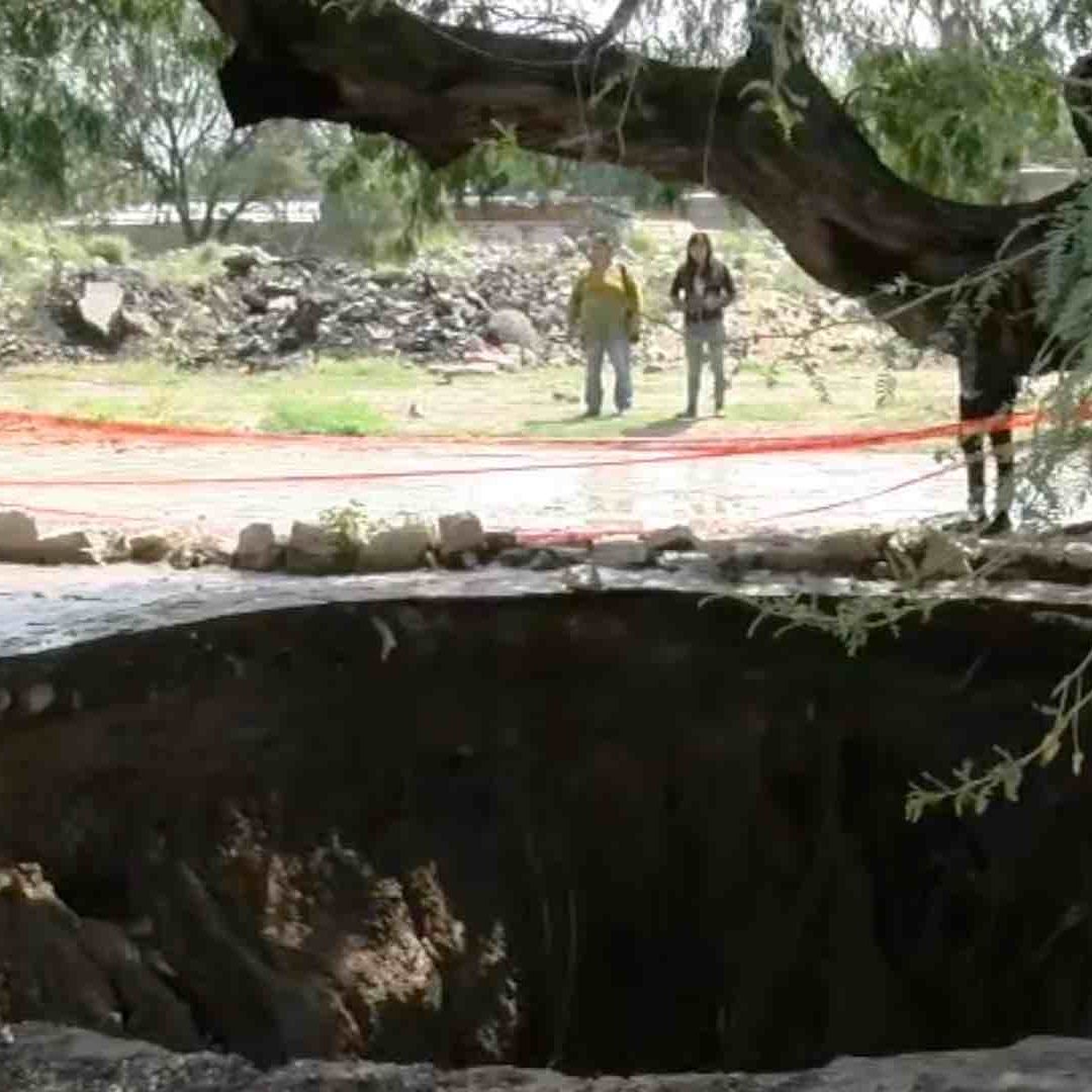 Crecimiento Gradual del Socavón Provoca Temor Entre Habitantes de Tehuacán