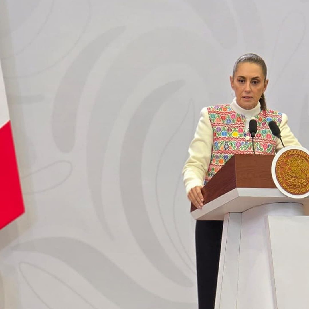 Claudia Sheinbaum en conferencia de prensa mañanera