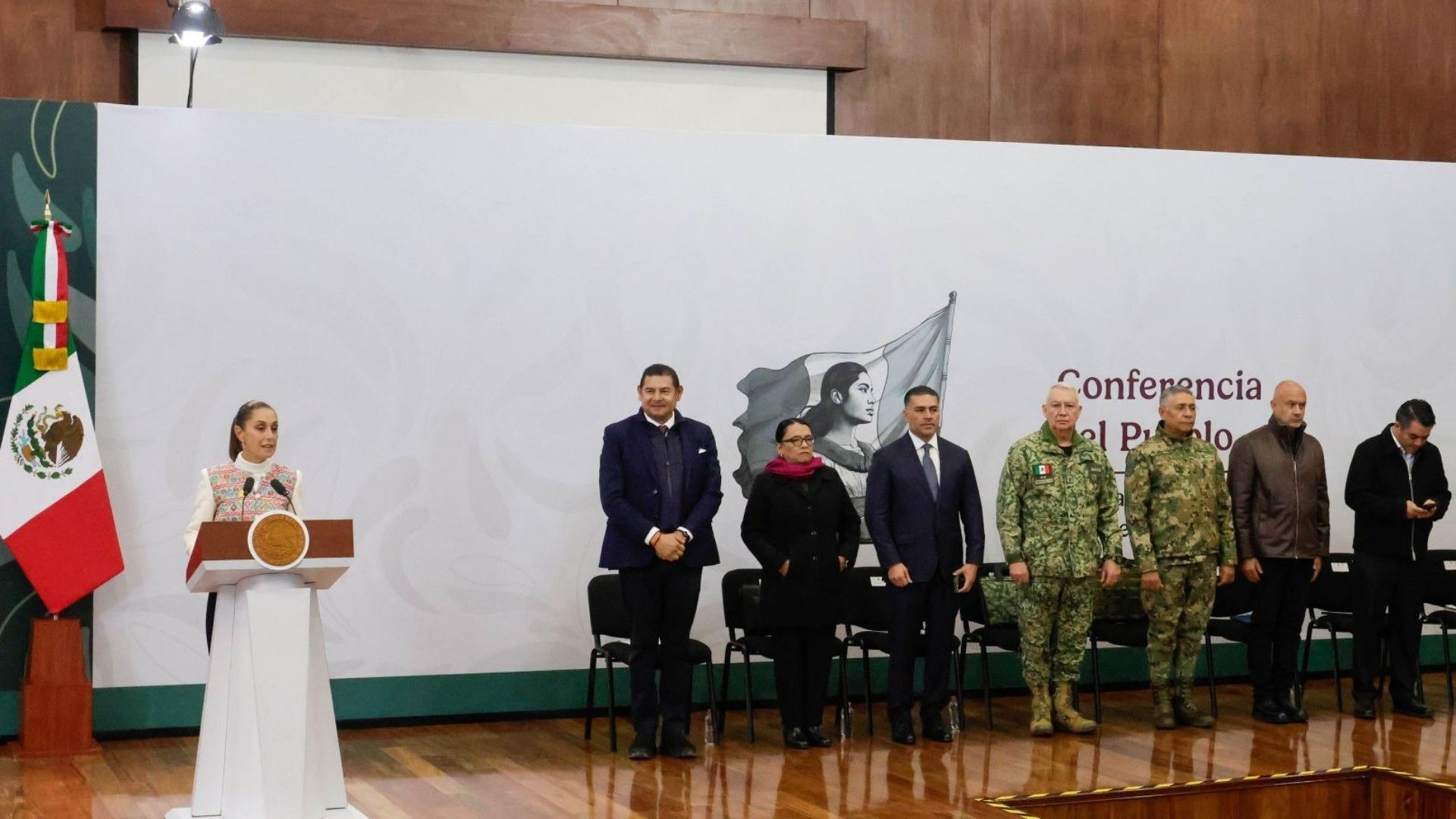 Conferencia mañanera de la presidenta Claudia Sheinbaum desde Puebla