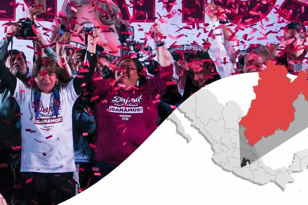 Delfina Gómez celebra su histórica victoria en las elecciones de Edomex