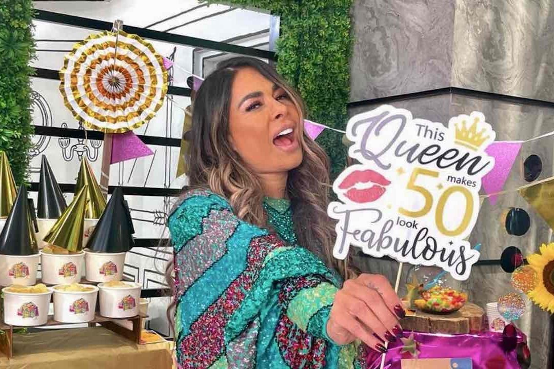 Galilea Montijo en su cumpleaños 50