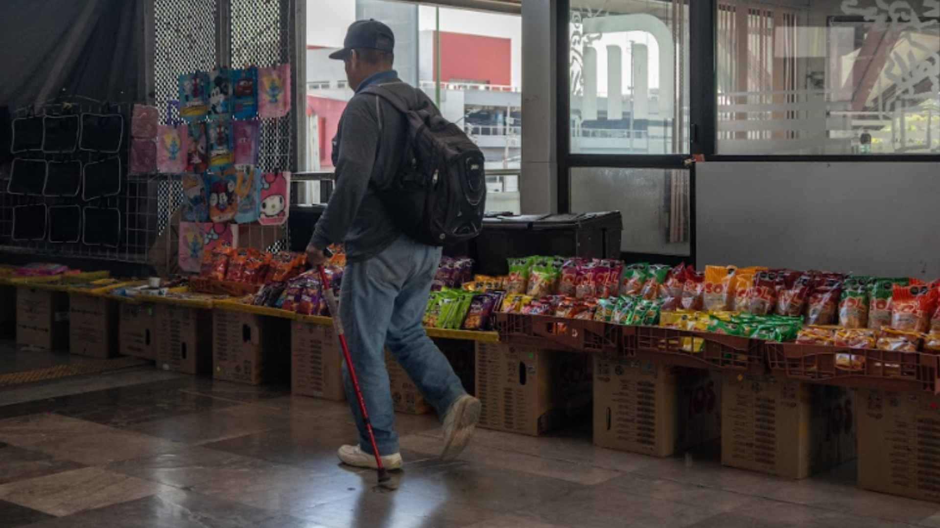 Ambulantaje en línea B del Metro. Foto: N+