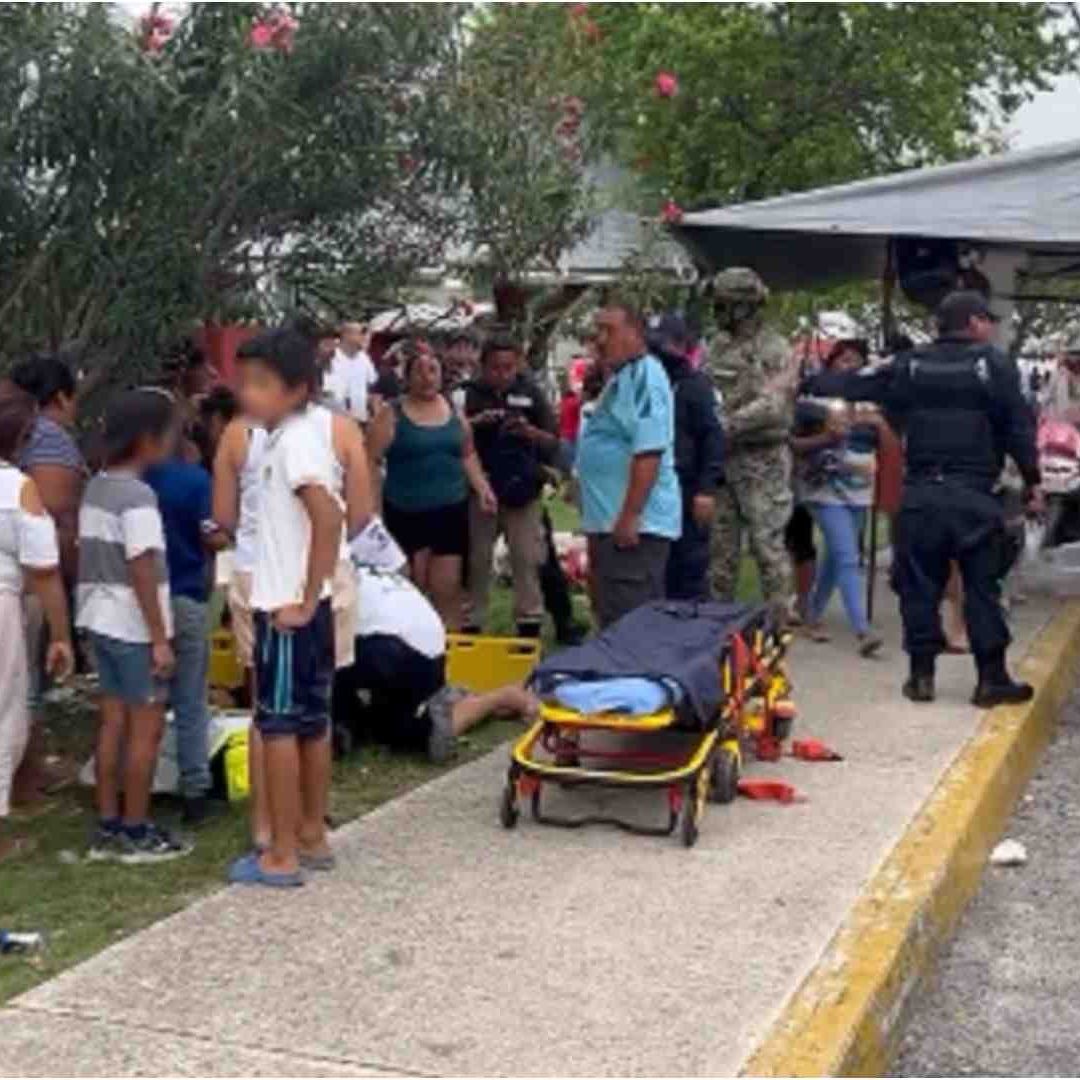 Balacera en tianguis de Cancún, Quintan Roo