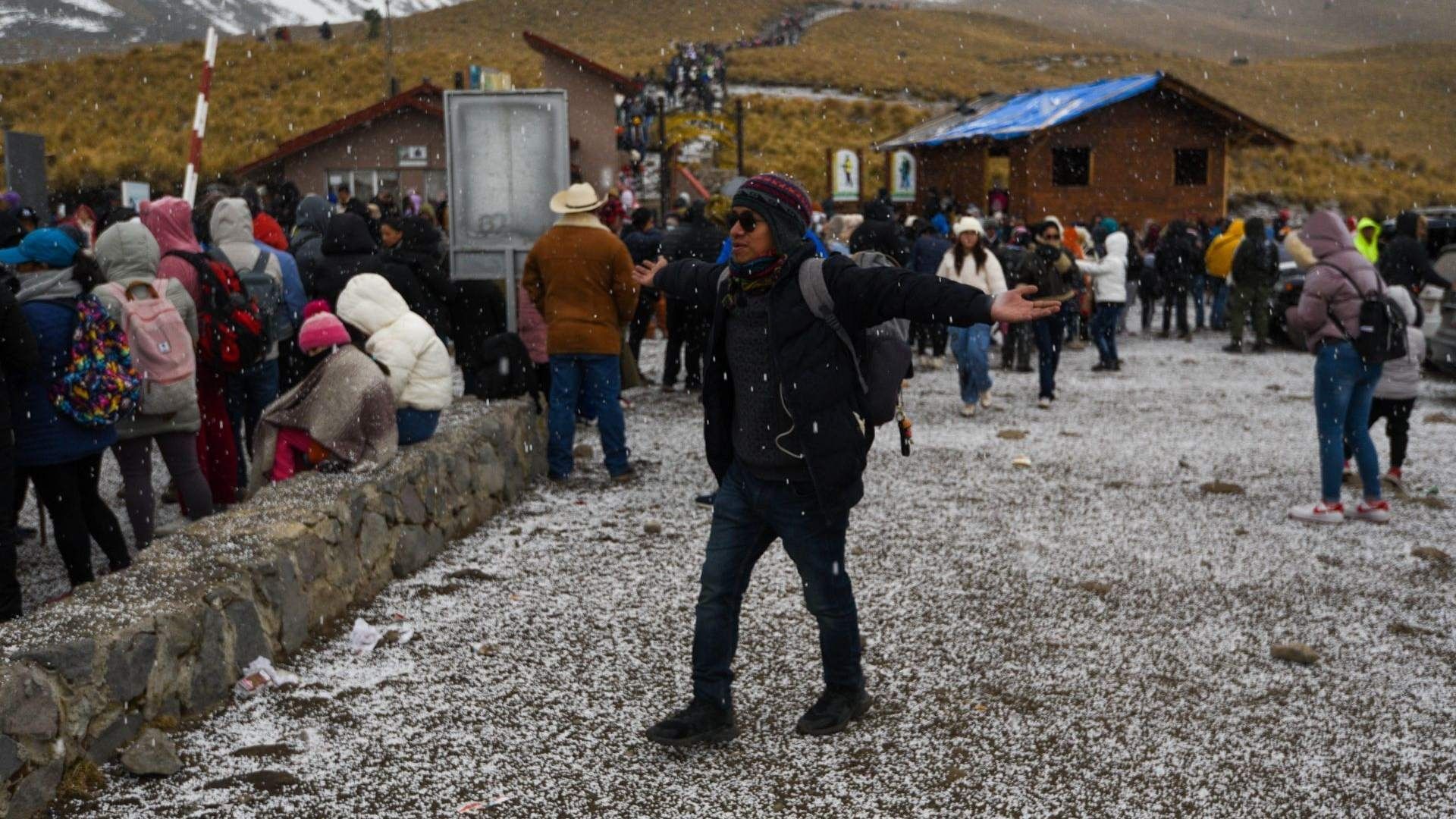 Se pronostica caída de aguanieve en ciertas regiones.